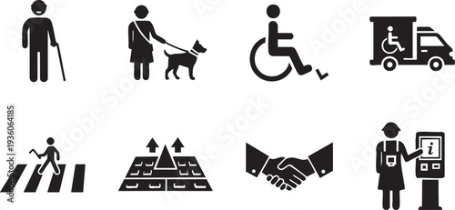 Disability, Accessibility, and Inclusive Design Icon Collection