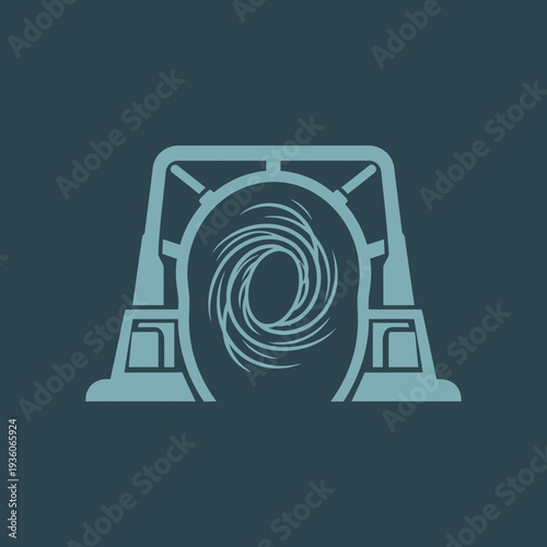 Illustration of a fingerprint scanner with a fingerprint on the screen.