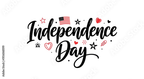 Independence day celebration graphic design