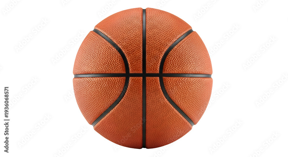 Fototapeta premium A basketball isolated on transparent background