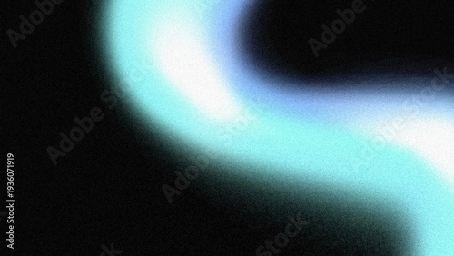 Canvas-taulu Abstract light effect with a soft blue and turquoise gradient glow, featuring a subtle grainy texture and smooth color transitions, creating a modern background element