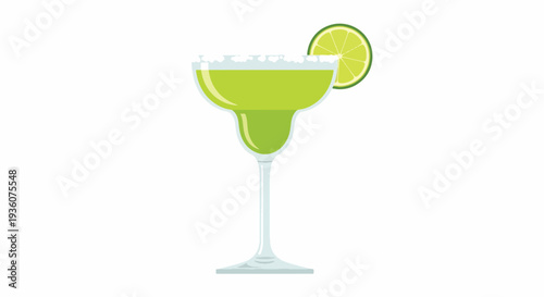 Fresh Lime Margarita Cocktail