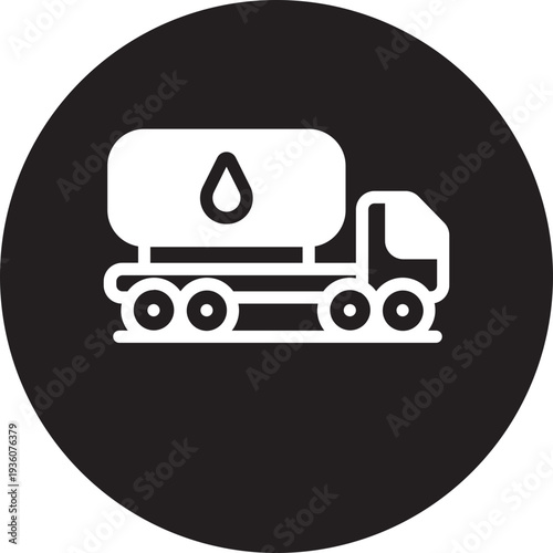 truck glyph icon