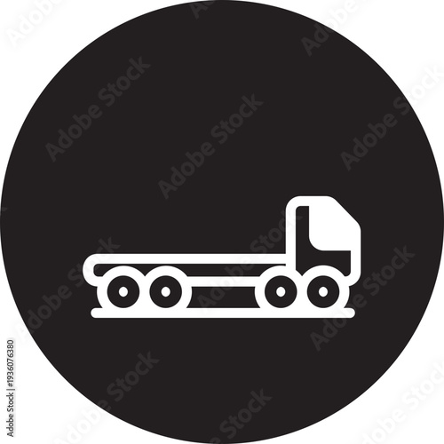 truck glyph icon