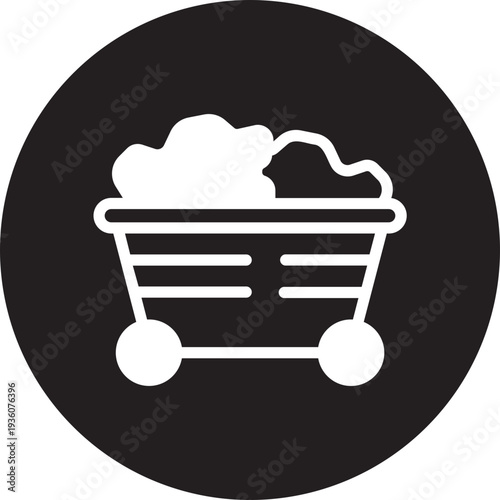 coal glyph icon