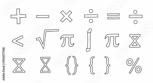 Math Symbols and Icons