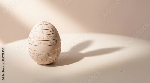 Elegant Decorated Easter Egg Spring Holiday Celebration