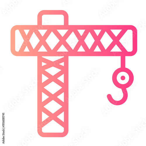 crane gradient icon