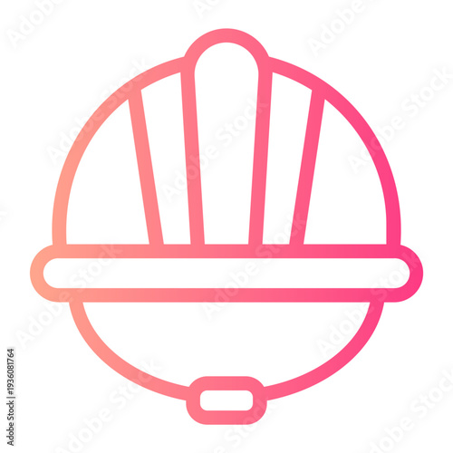 helmet gradient icon