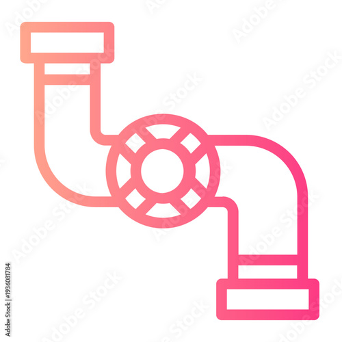 pipe gradient icon