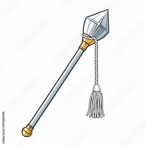 Mace with Spike and Tassel