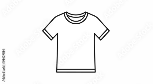 Simple T-Shirt Outline
