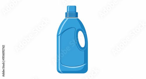 Blue Detergent Bottle