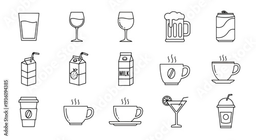 Coffee and Beverage Icons