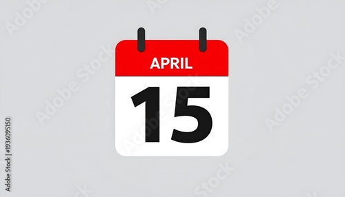 April 15 Calendar Date