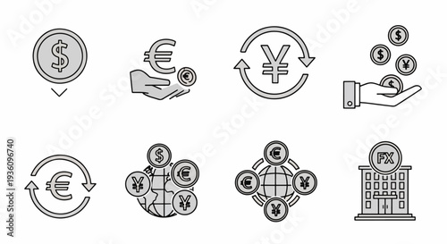 Financial Transaction Icons