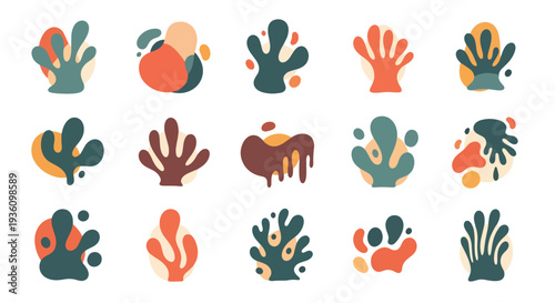 Abstract Hand Gestures Collection