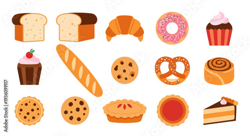 Bakery delights assorted baked goods