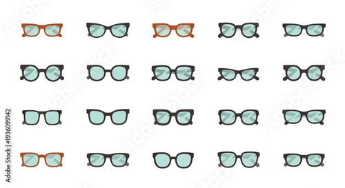Assorted Eyeglasses Collection