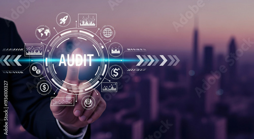 Audit Business Data Technology Hand Interface Digital Professional