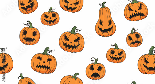 Halloween Pumpkins Pattern