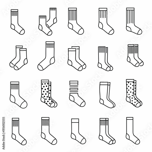 Socks Icons Collection