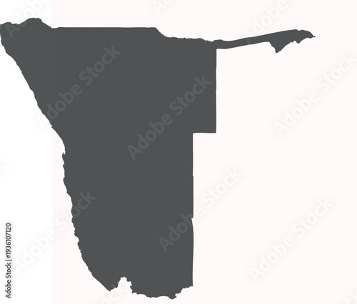 Detailed Map of Namibia