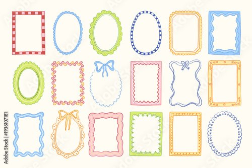 Frame Set Doodle Collection