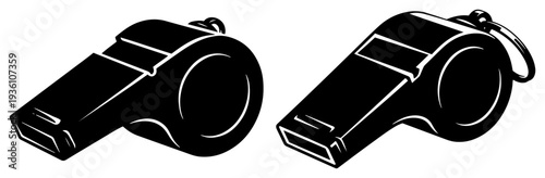 Professional sports referee whistle set