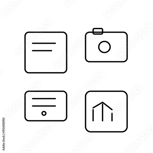 India Popular App Icons – Chat, Camera, Wallet, Analytics