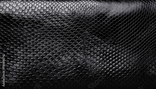 black snake leather background texture used for textile design surface durability and pattern detail