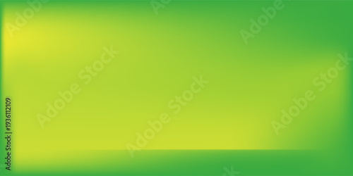 green studio empty room.Trendy gradient shapes composition. Cool background design for posters. Vector illustration