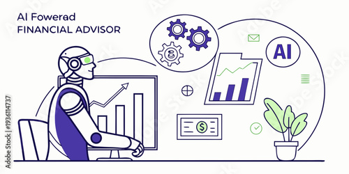 Ai-powered financial advisor assisting with investment decisions and analytics