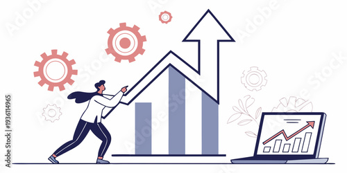 Business growth with strategic planning and digital analytics support