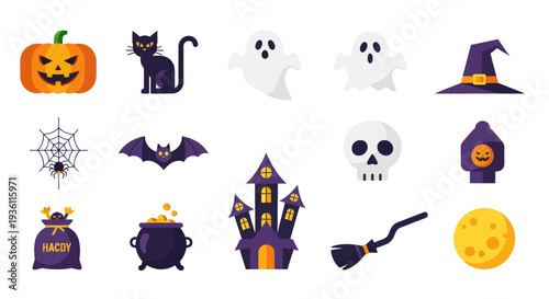 Halloween symbols and icons