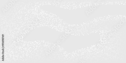 Dot white gray wave light technology texture background. Abstract big data digital concept.