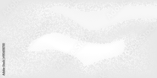 Dot white gray wave light technology texture background. Abstract big data digital concept.
