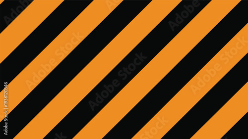 Vibrant orange and black diagonal stripes pattern