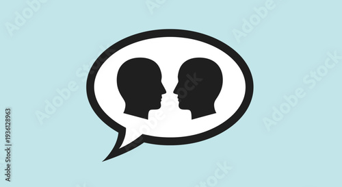 Human interaction icon set, social behavior icons for corporate and web design.