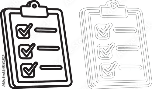 Checklist clipboard with three completed tasks checkmark