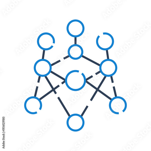 Unsupervised Learning Neural Network Clustering and Data Pattern Analysis Concept