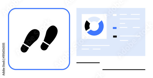Digital footprint. Digital footprints online activity and data patterns. Digital footprint analysis aids businesses, security firms, and individuals in understanding online behavior