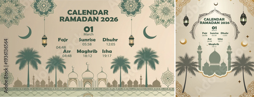 elegant islamic ramadan celebration background, Ramadhan kareem background for banner & social media template