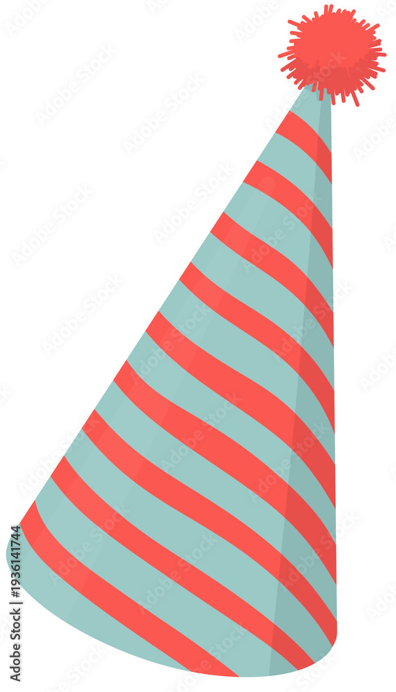 Obraz premium 스트라이프 파티모자