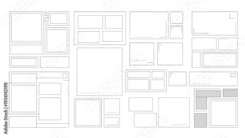 Simple Floor Plan Design Elements.