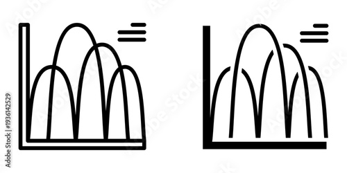 Statistics icon, element icon for design branding, print, and digital media