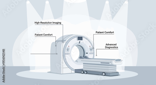 Advanced CT Scanner Machine for High-Resolution Medical Imaging and Diagnostics
