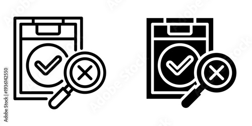 Survey icon, element icon for design branding, print, and digital media