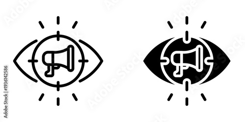 Advertising icon, element icon for design branding, print, and digital media