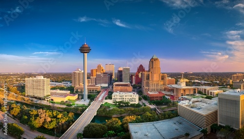 san antonio texas usa downtown skyline